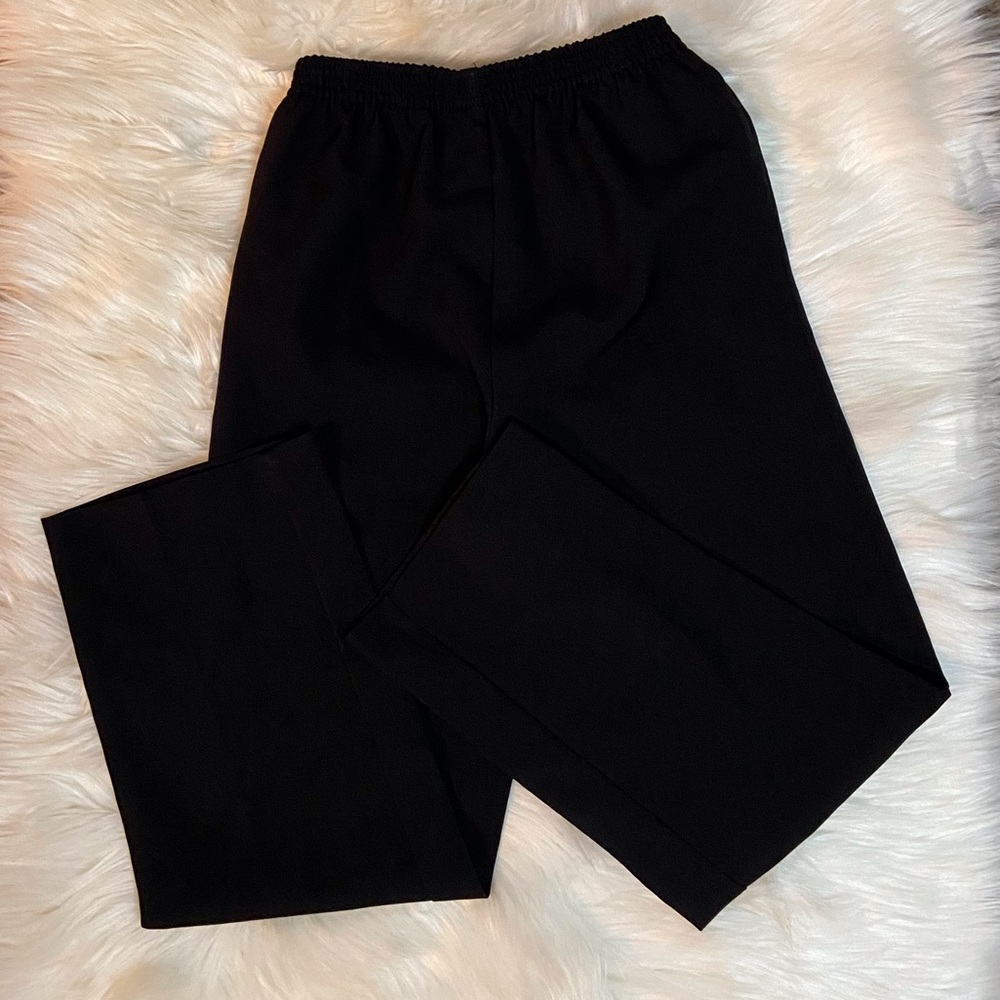 All black dressy pants...